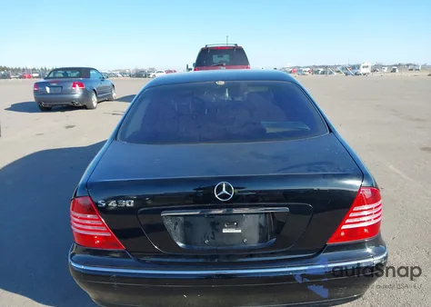 2004 Mercedes-Benz S 430 из США, поврежденный, VIN WDBNG70J84A386443